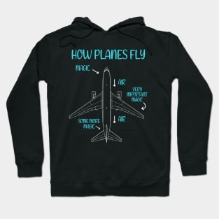 How Planes Fly Funny Aerospace Engineer Engineering Hoodie